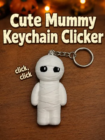 Llavero: Mummy Keychain Clicker Fidget — vista de referencia 2
