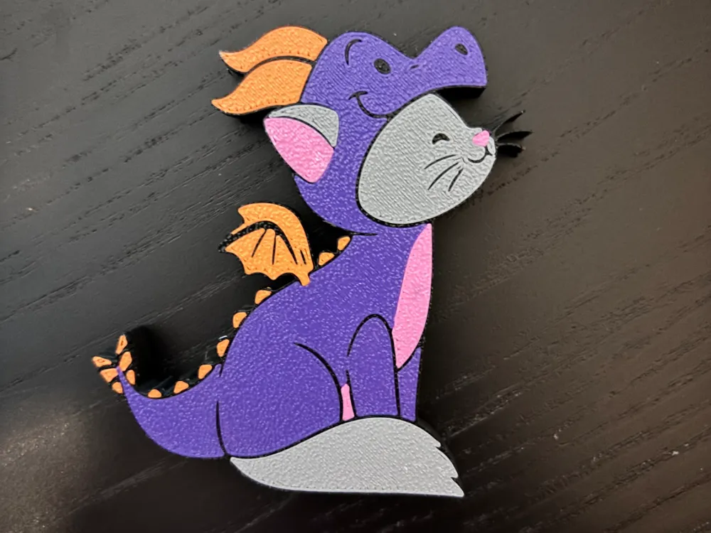 Soporte: Figment Cat. Referencia del modelo original.