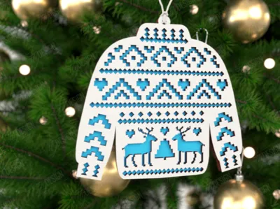Christmas Sweater Ornament (No AMS)
