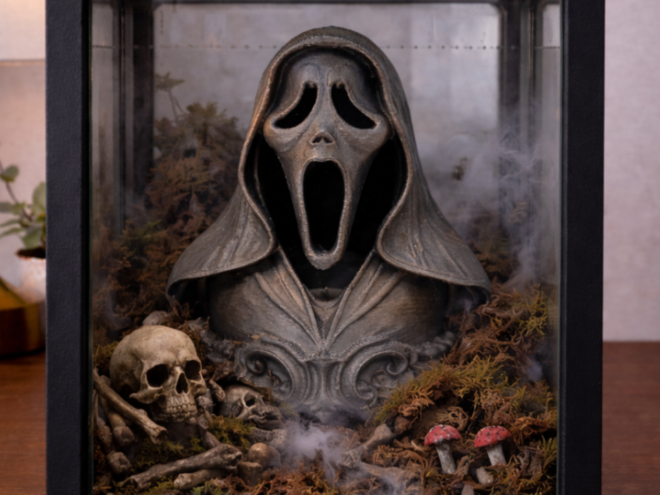 The Wailing Warden Reptile Hide, Scream themed