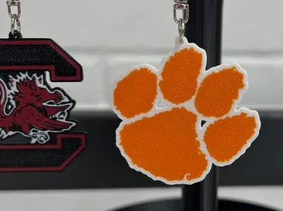 Clemson Keychain