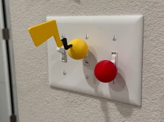 Pikachu US Lightwitch Knob/Or A Simple Ball Knob