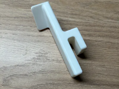One-piece accessory for secure, open office windows.