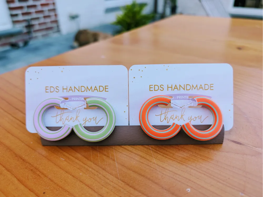 Pendientes: Retro Rounds. Referencia del modelo original.