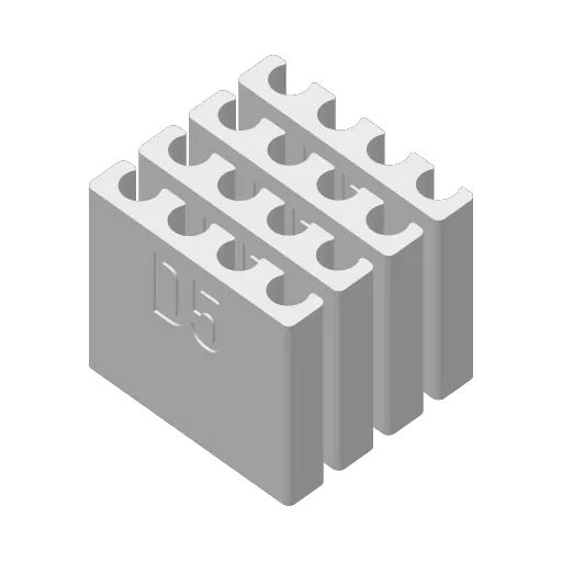 Miniatura 3 do modelo 3D Optimized Gridfinity Magnet Holder
