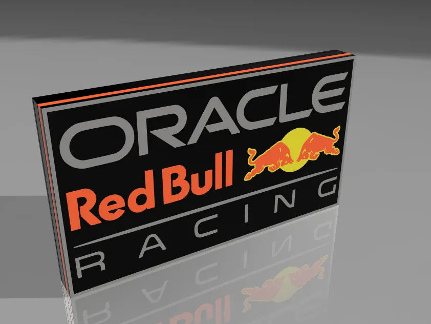 Red Bull Racing LED LIGHTBOX - Free 3D Print Model - MakerWorld