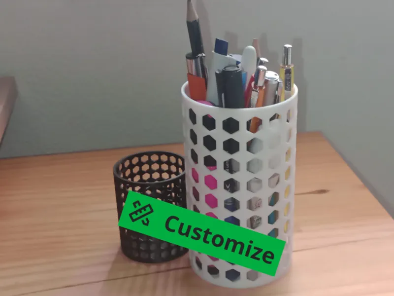 Desk Basket (Lightweight and Customizable)