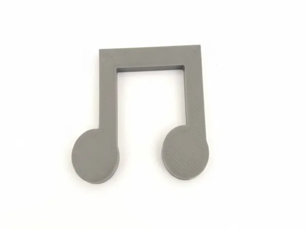 Note de musique décorative