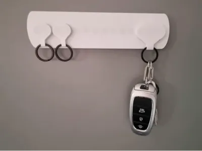 Magnetic Key Holder – Hookless Wall Mount