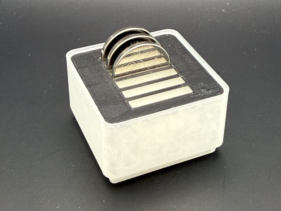 Gridfinity Bin 1x1 – CR2032 Battery Holder