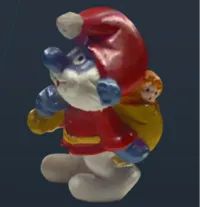 Figurine Grand Schtroumpf en père Noël — photo 2