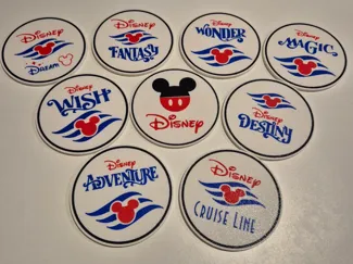 Disney Cruise Line (ALL) Coaster (Print face down)