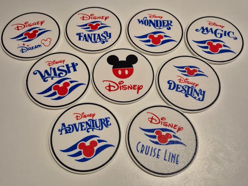 Disney Cruise Line (ALL) Coaster (Print face down)
