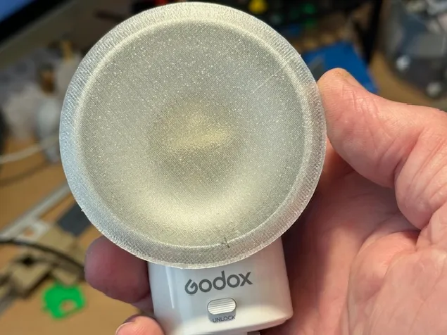 Diffusor for Godox Lux retro flash