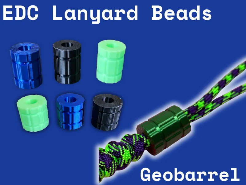 EDC Paracord Lanyard Beads - Geobarrel