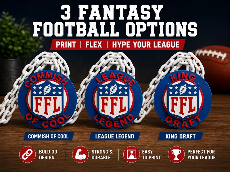 Fantasy Football (FFL) spinning chain - 3 options