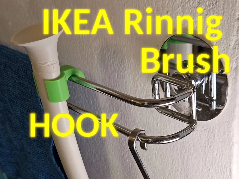 IKEA Rinnig brush hook