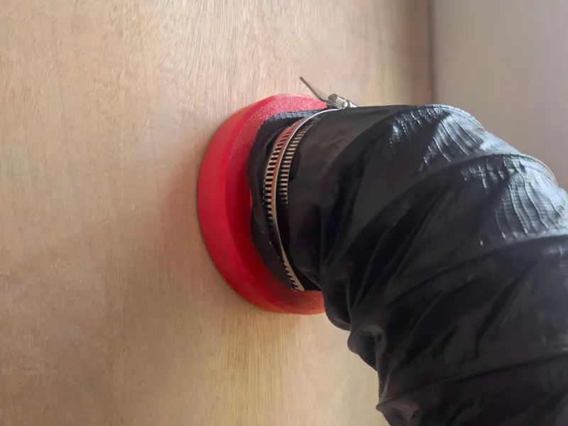 外排空气接口，适用于H2S，H2D赠送的软管及其他80mm软管