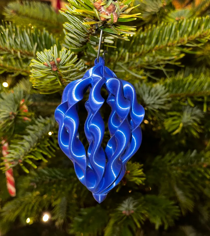 Spiral Christmas Tree Ornament (AMS ready)