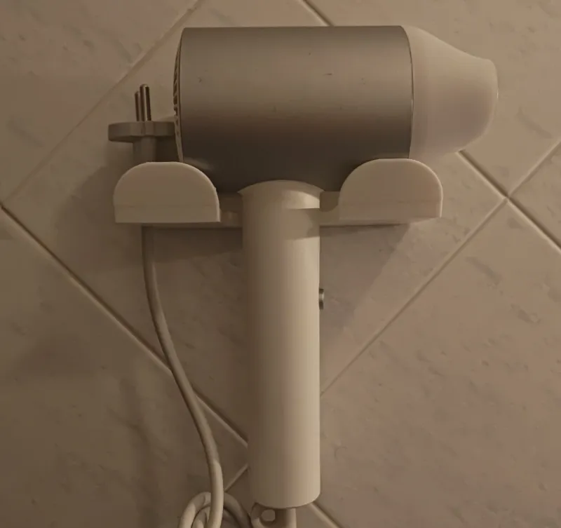 Supporto phon muro (bagno-casa)