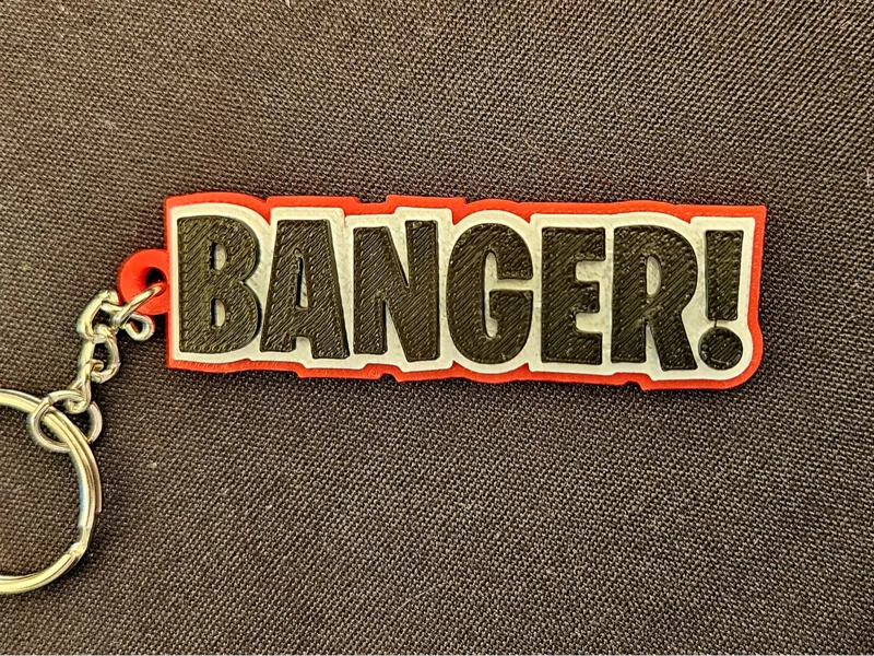 BANGER! keychain