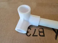 Raccord coude 4 voies pour tuyau PVC 1/2 pouce — photo 2