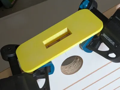 Latch plate router jig no supports