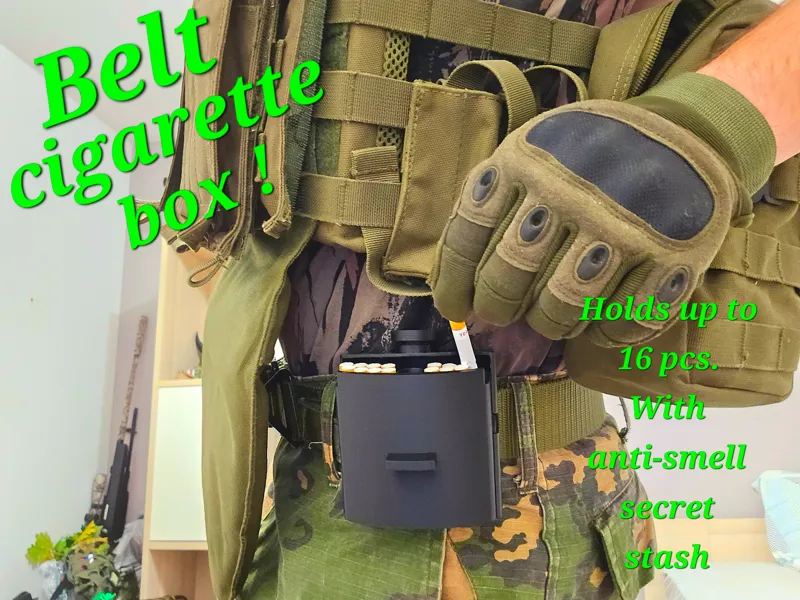 Tactical BELT cigarette box!