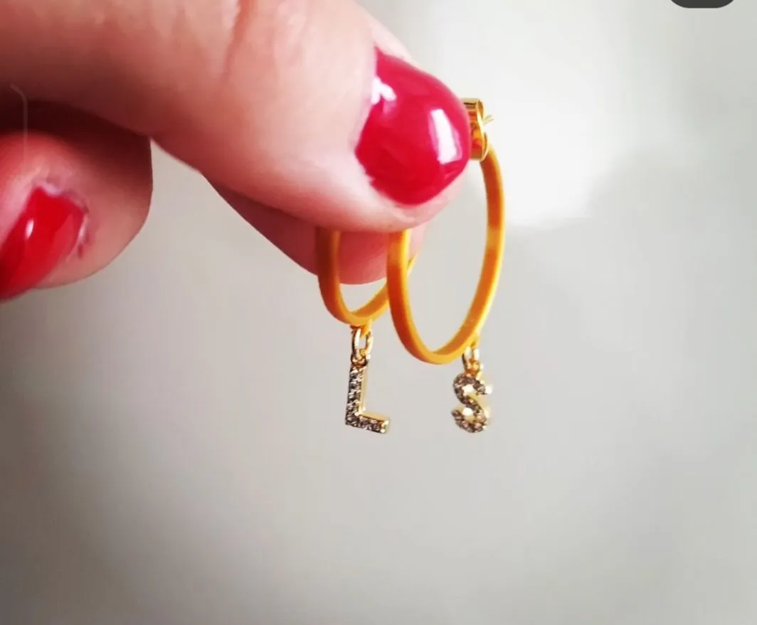 base for circle earrings with charm view 2