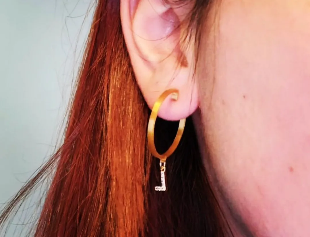 base for circle earrings with charm view 3