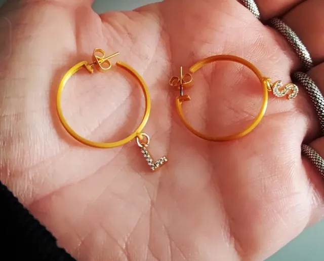 base for circle earrings with charm