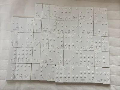Braille alphabet printing