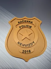 Badge de police sans texte — photo 1
