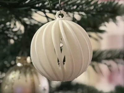 Spiral Christmas Ornament