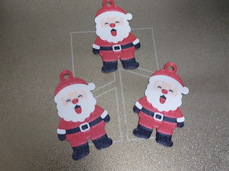 Chaveiro Pai Natal de boa disposição
