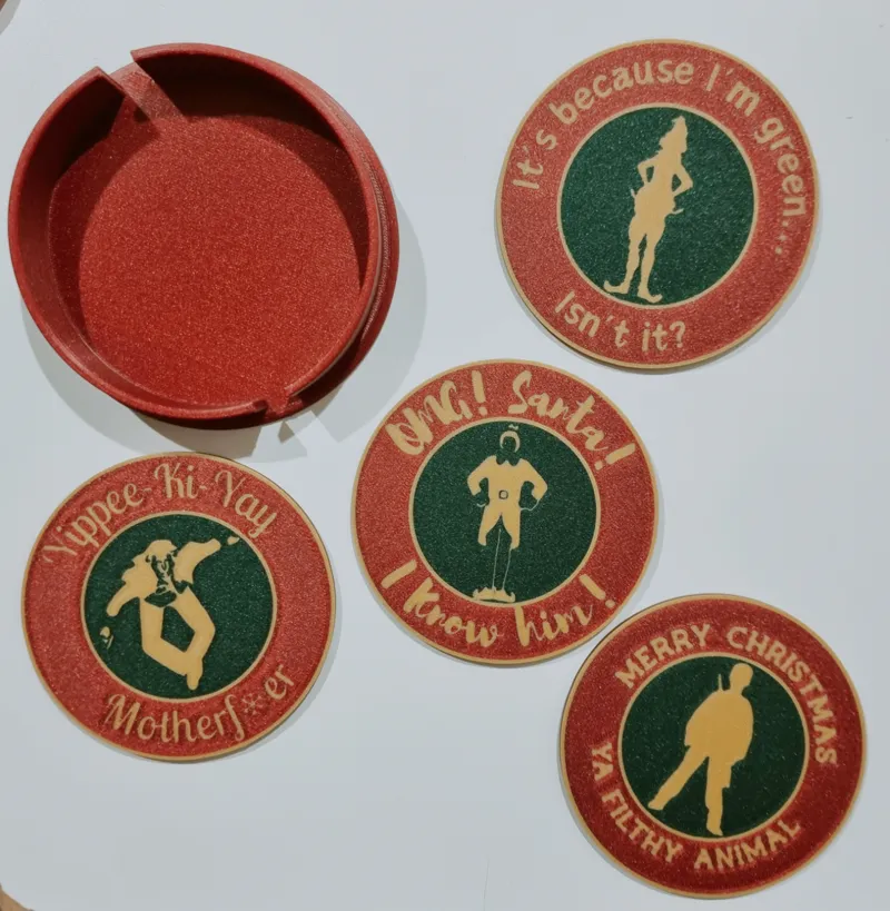 Christmas Movie Themed Coasters
