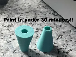 Cone nozzle for compressed air