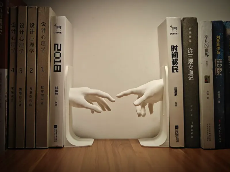 Creazione di Adamo-Hand Bookend 创造亚当-亚当和上帝之手-书立
