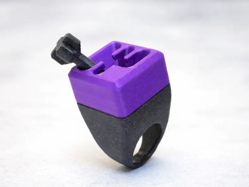 Manual Gear Shifter Ring | Easy Print Fidget Toy
