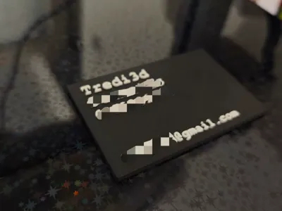Smart NFC Business Card Customizable Embedded Tag