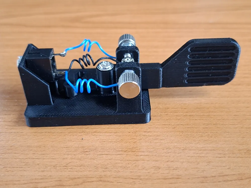 Einhebel-Paddle Morsetaste (S-Feder-Design) – Kostenloses 3D ...