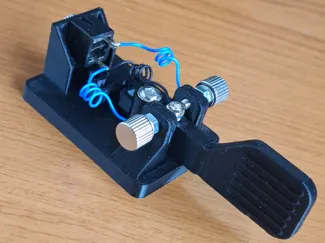 Single Lever Paddle Morse CW Key (S-Spring Design)