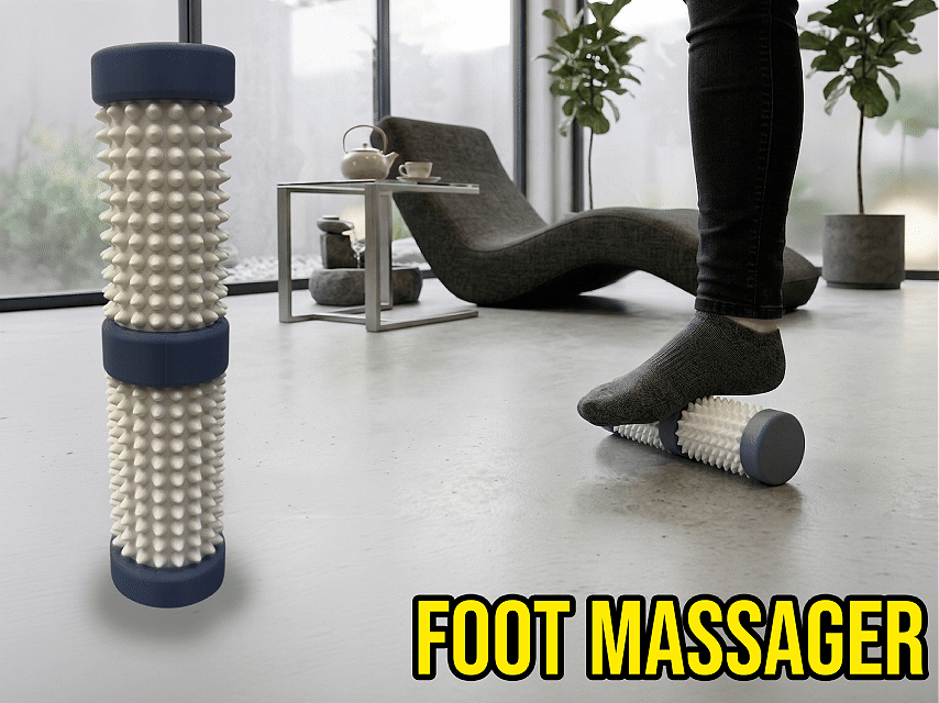 Textured Foot Roller Massager (Print in Place)
