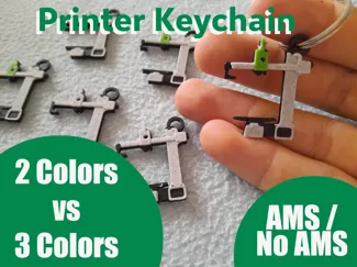 3D Printer Keychain BambuLab A1 Mini