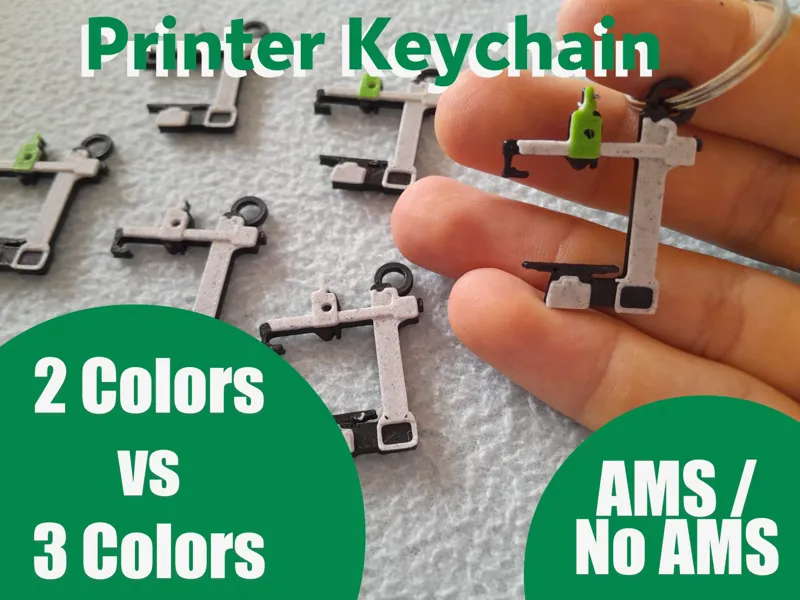 3D Printer Keychain BambuLab A1 Mini