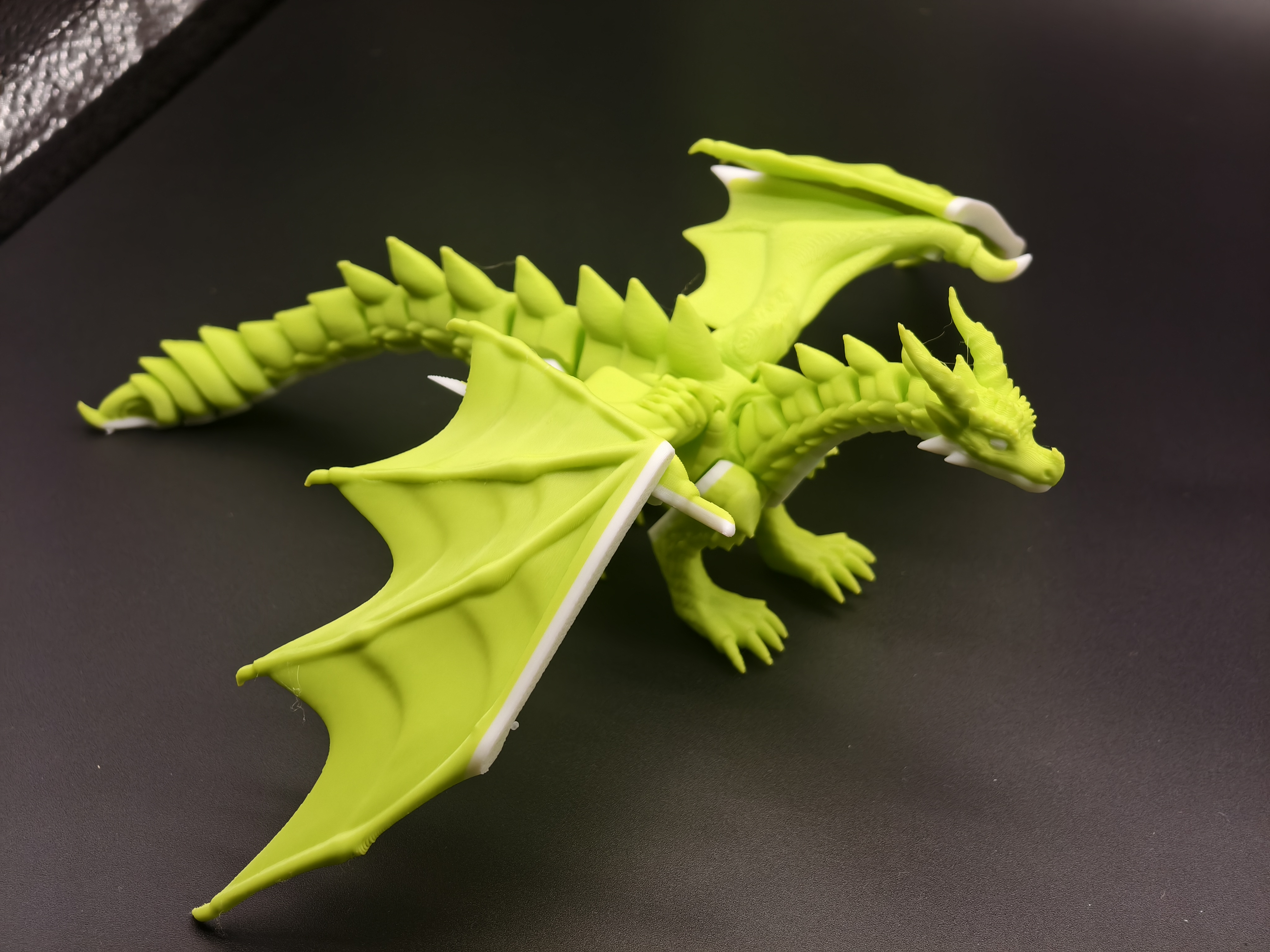 Miniatura 1 do modelo 3D 火翼飞龙，新混血飞龙无需支撑，结构优化版，MINI可打