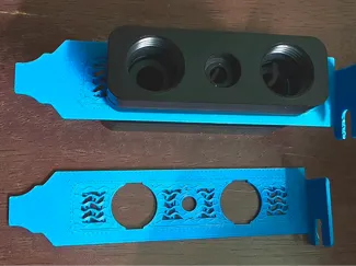 Mesh PCI brackets for Barrow Slot Pass-Thru G1/4