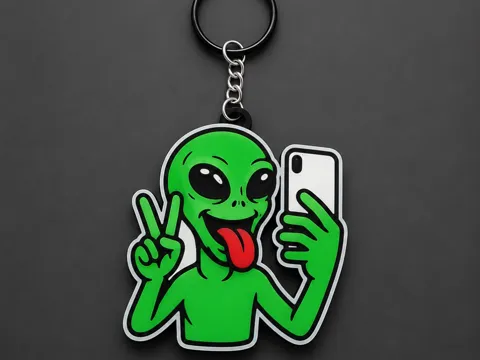 Llavero: crazy alien keychain — referencia de MakerWorld