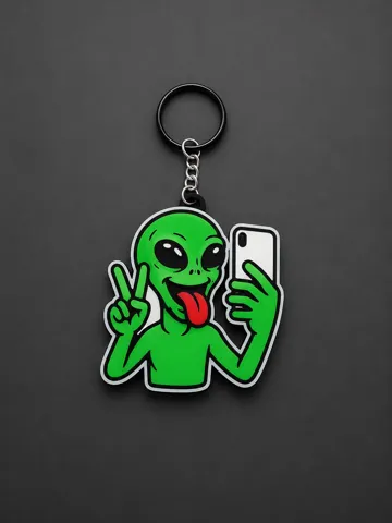 Llavero: crazy alien keychain — vista de referencia 2