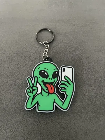 Llavero: crazy alien keychain — vista de referencia 3